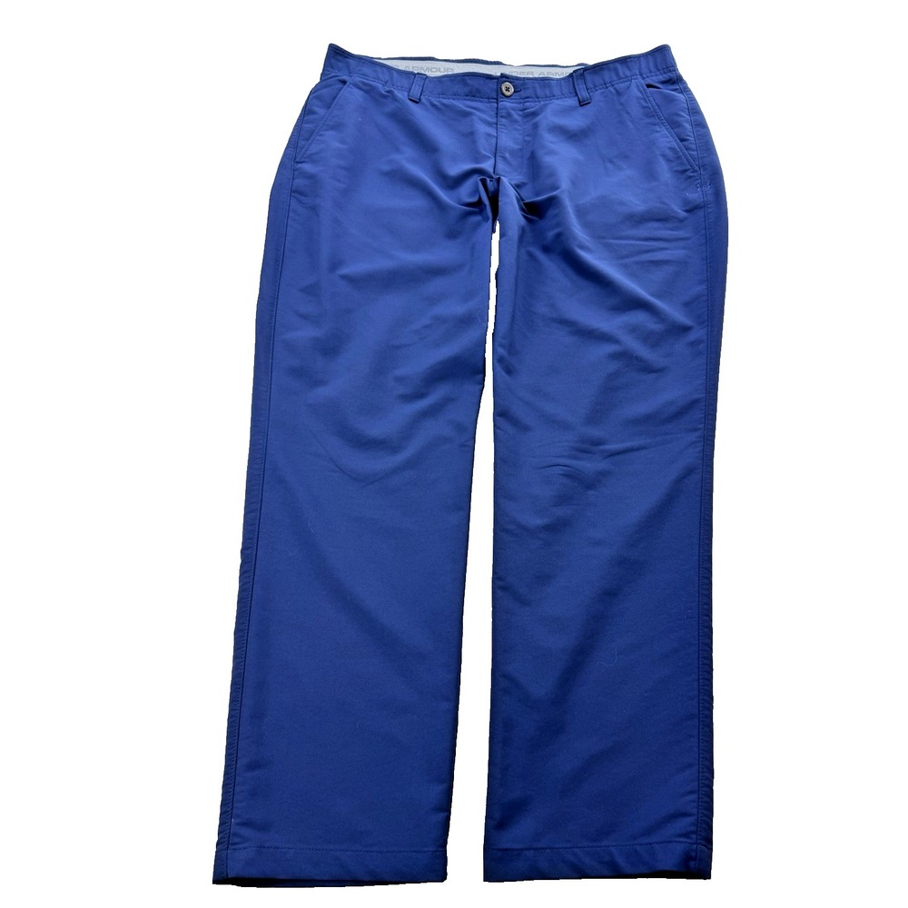 Under Armour Pants Mens 40x30 Blue Straight Matchplay Performance Preppy Golf